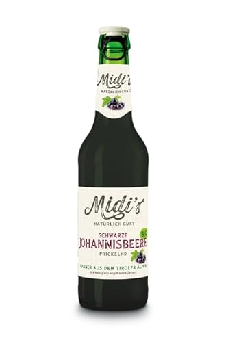 Midi´s Johannisbeere natürliche Erfrischungen ohne Alkohol aus dem Zillertal I 12 x 0,33 Liter I Tiroler Trinkgenuss mit langer Tradition und höchster Qualität. von Zillertal