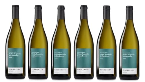 6x 0,75l - 2022er - Zimmerlin - Alte Reben - Weißer Burgunder & Chardonnay - Qualitätswein Baden - Deutschland - Weißwein trocken von Zimmerlin