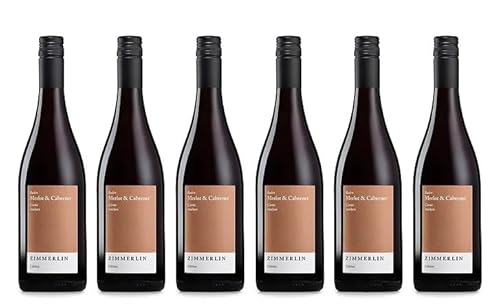 6x 0,75l - 2023er - Zimmerlin - Edition - Merlot & Cabernet - Qualitätswein Baden - Deutschland - Rotwein trocken von Zimmerlin