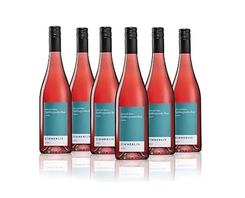 6x 0,75l - 2023er - Zimmerlin - Edition - Spätburgunder Rosé - Qualitätswein Baden - Deutschland - Rosé-Wein trocken von Zimmerlin