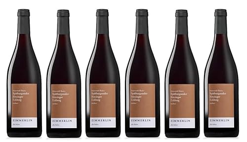 6x 0,75l - Zimmerlin - Alte Reben - Bötzinger Eckberg - Spätburgunder - Kaiserstuhl - Quaitätswein Baden - Deutschland - Rotwein trocken von Zimmerlin