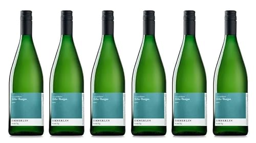 6x 1,0l - 2023er - Zimmerlin - "für jeden Tag" - Müller-Thurgau - LITER - Qualitätswein Baden - Deutschland - Weißwein trocken von Zimmerlin