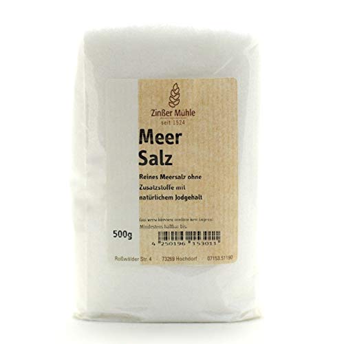 Meersalz fein 500 g von Zinßer Mühle