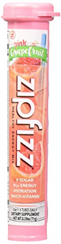 Zipfizz Healthy Energy Drink Mix, (Pink Grapefruit, 30-Count) von Zipfizz