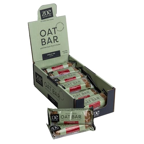 zoe Nutrition, Oat Bar, Pack of 18 x 65 g (18 Haferriegel x 65 g, Apple Pie) von Zoe NUTRITION