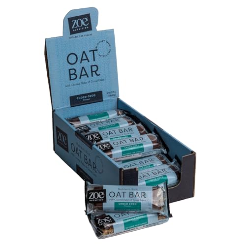 zoe Nutrition, Oat Bar, Pack of 18 x 65 g (18 Haferriegel x 65 g, Chocolate Coconut) von Zoe NUTRITION