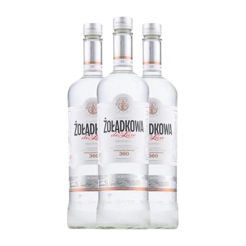 Wodka Zoladkowa De Luxe 70 cl (Karton mit 3 Flaschen von 70 cl) von Zoladkowa