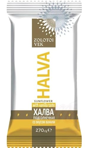 Halva aus Sonnenblumenkernen mit Vanille 270g Халва подсолнечная, ванильная von UOOTPC