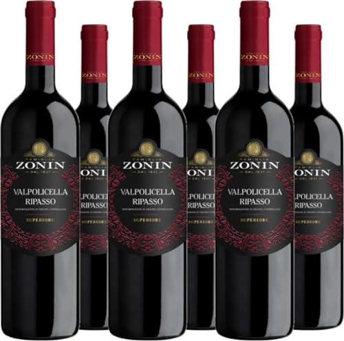 Zonin 1821 6er Vorteilspaket Zonin Ripasso Valpolicella Superiore DOC 2020 (6 x 0.75 l) von Zonin 1821