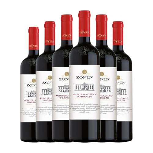 Zonin Classici Montepulciano Montepulciano d'Abruzzo 75 cl Rotwein (Karton mit 6 Flaschen von 75 cl) von Zonin