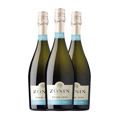 Zonin Cuvée 75 cl Weißer Sekt (Karton mit 3 Flaschen von 75 cl) von Zonin