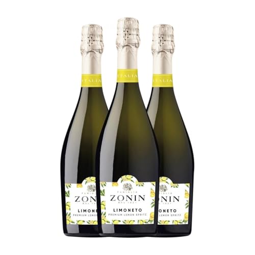 Zonin Limoneto Spritz 75 cl Weißer Sekt (Karton mit 3 Flaschen von 75 cl) von Zonin