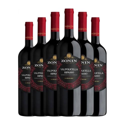 Zonin Superiore Valpolicella Ripasso 75 cl Rotwein (Karton mit 6 Flaschen von 75 cl) von Zonin