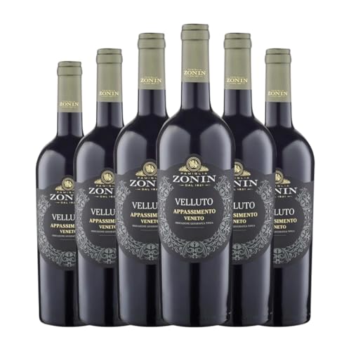 Zonin Velluto Appassimento Venezia 75 cl Rotwein (Karton mit 6 Flaschen von 75 cl) von Zonin