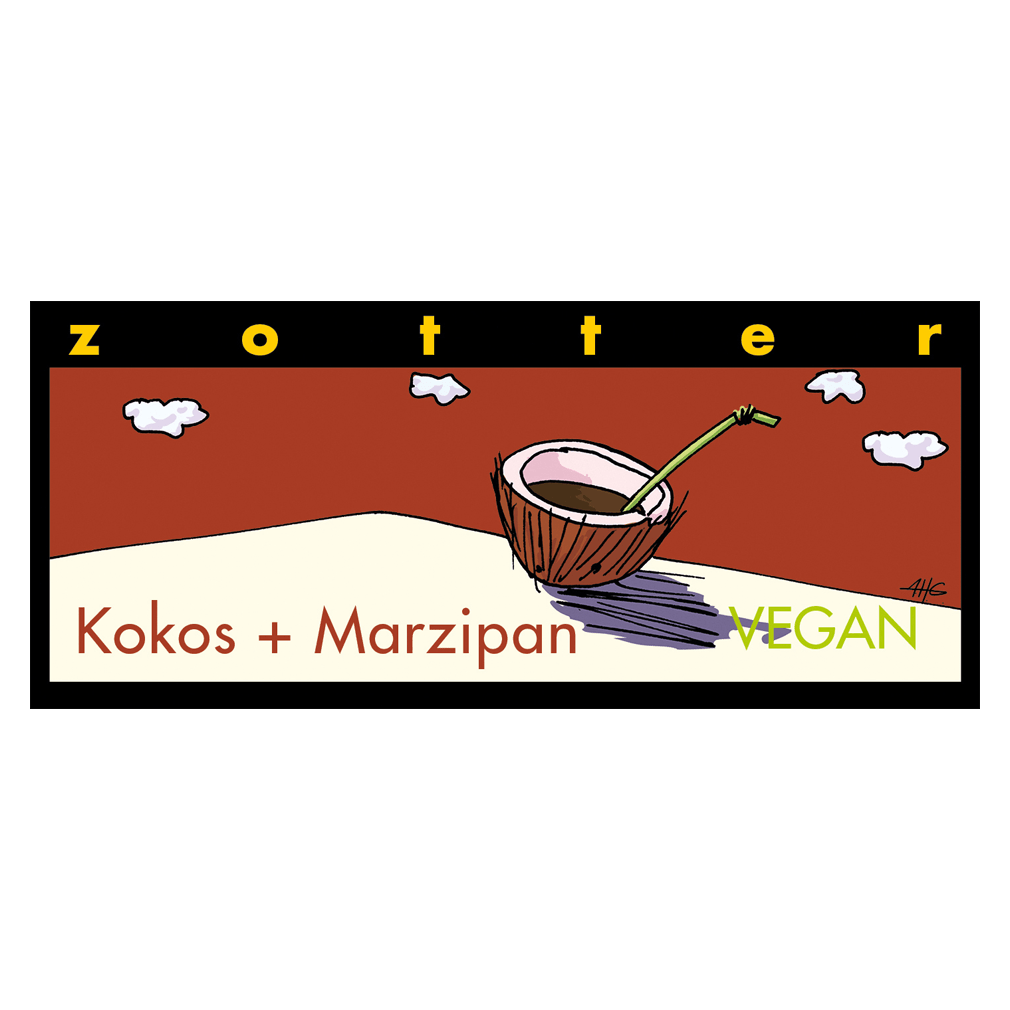 Bio Kokos + Marzipan MHD 07.02.2025 von Zotter