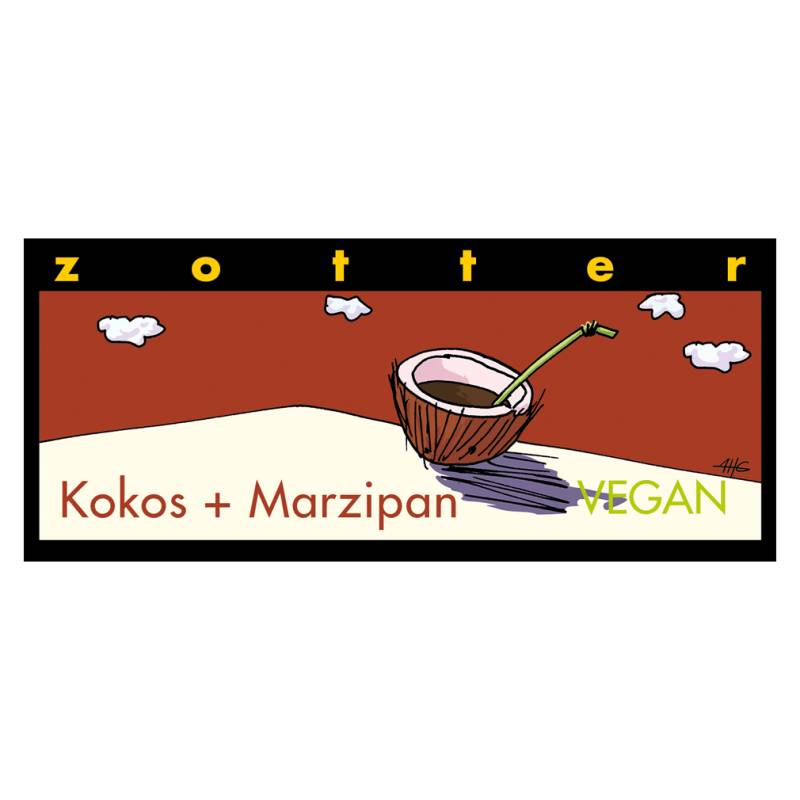 Bio Kokos + Marzipan MHD 07.02.2025 von Zotter