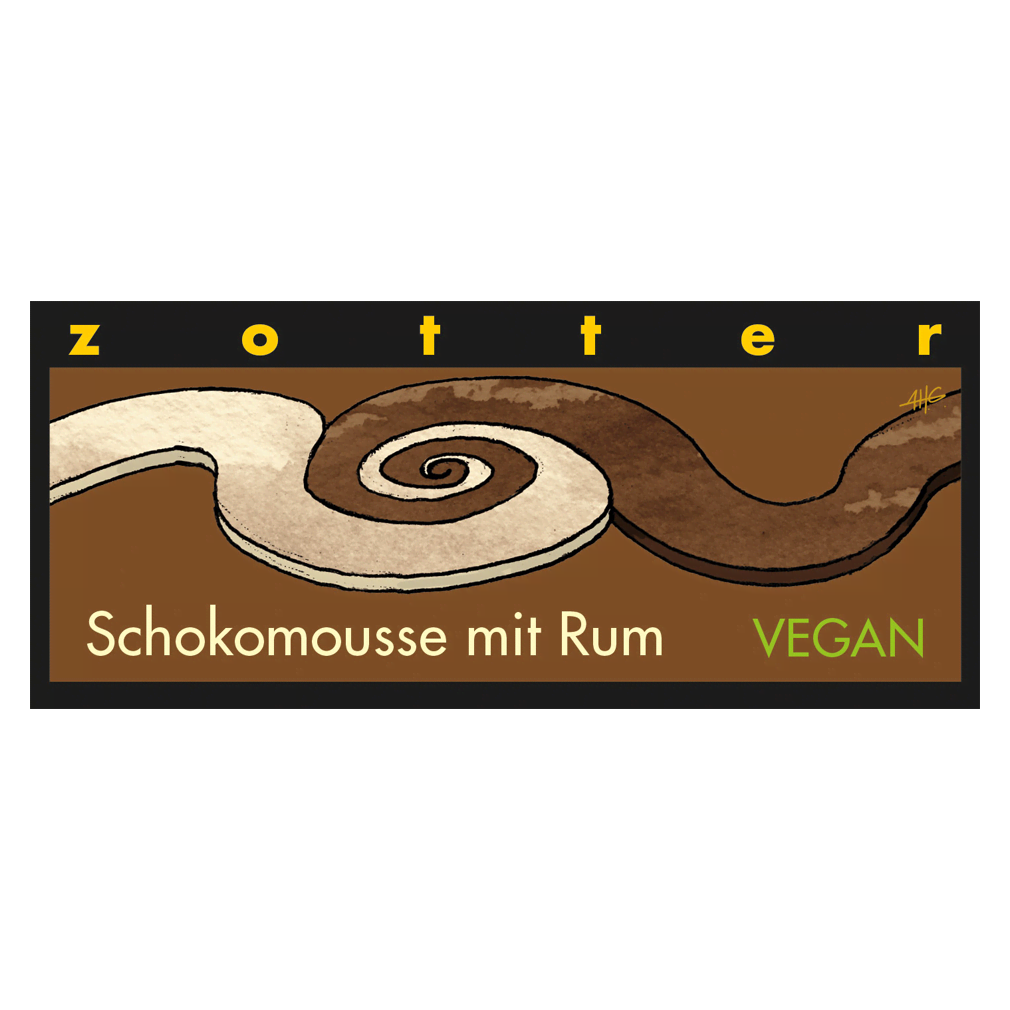 Bio Schokomousse mit Rum von Zotter