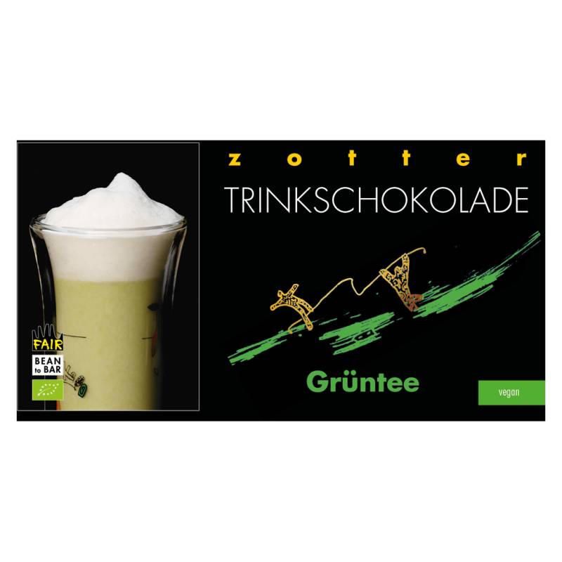 Bio Trinkschokolade - Grüntee von Zotter