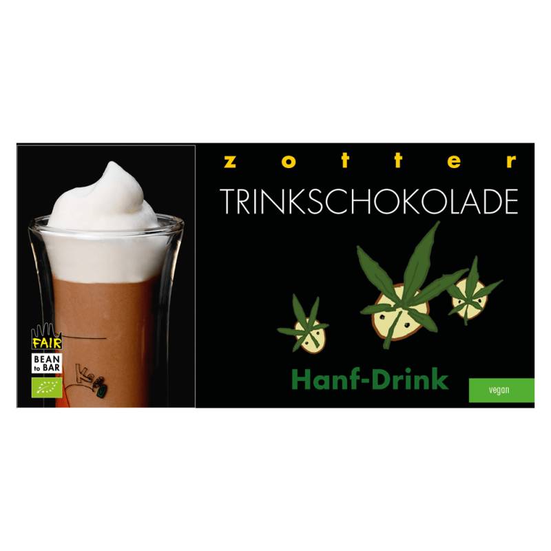 Bio Trinkschokolade - Hanf-Drink von Zotter