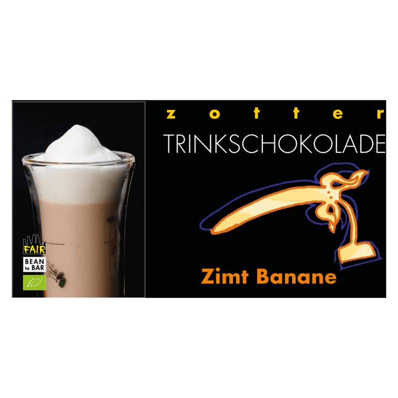 Bio Trinkschokolade - Zimt Banane von Zotter