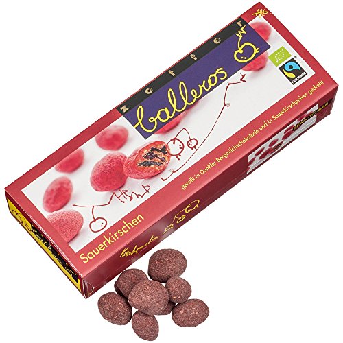 Zotter Balleros Sauerkirschen, 1er Pack (1 x 100 g) von Zotter