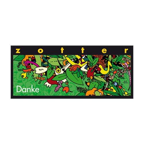 Zotter Bio Danke - Waldbeere mit Vanille (10 x 70 gr) von Zotter