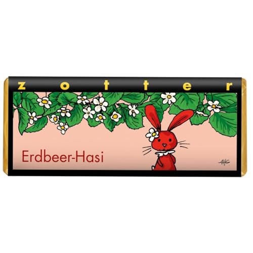 Zotter Erdbeer- Hasi, 70g (10) von Zotter