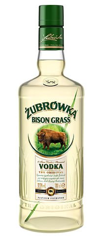 Polnischer Wodka mit Bisongras Zubrowka z Trawa das Orginal 37,5 % 0,5 Liter von Żubrówka