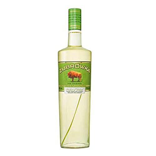 Wodka mit Bison Herb Zubrowka - 70 cl von Żubrówka