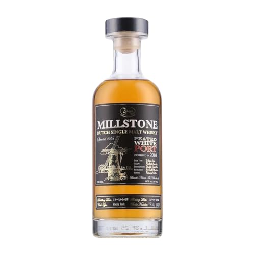 Whiskey Single Malt Zuidam Millstone Peated White Port Dutch 70 cl von Zuidam Destillers