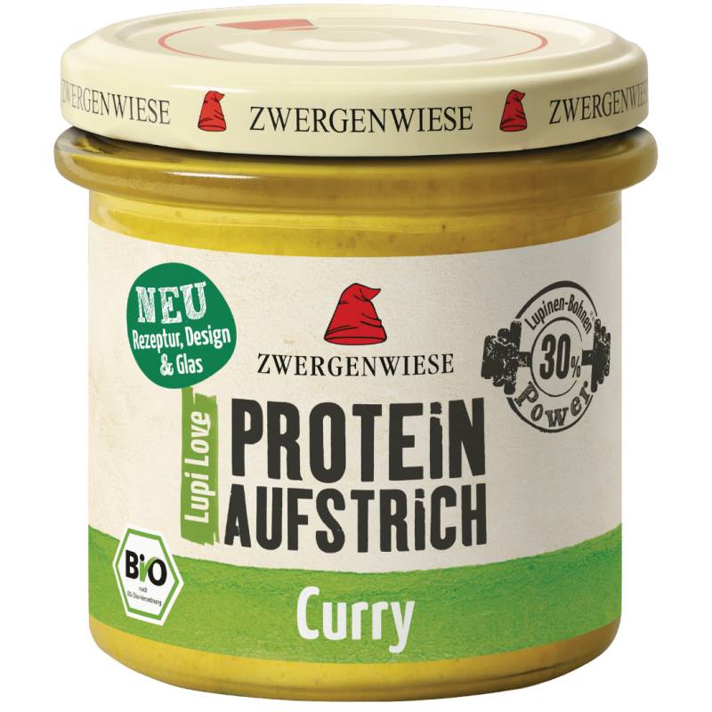 Bio LupiLove Protein Curry Brotaufstrich von Zwergenwiese