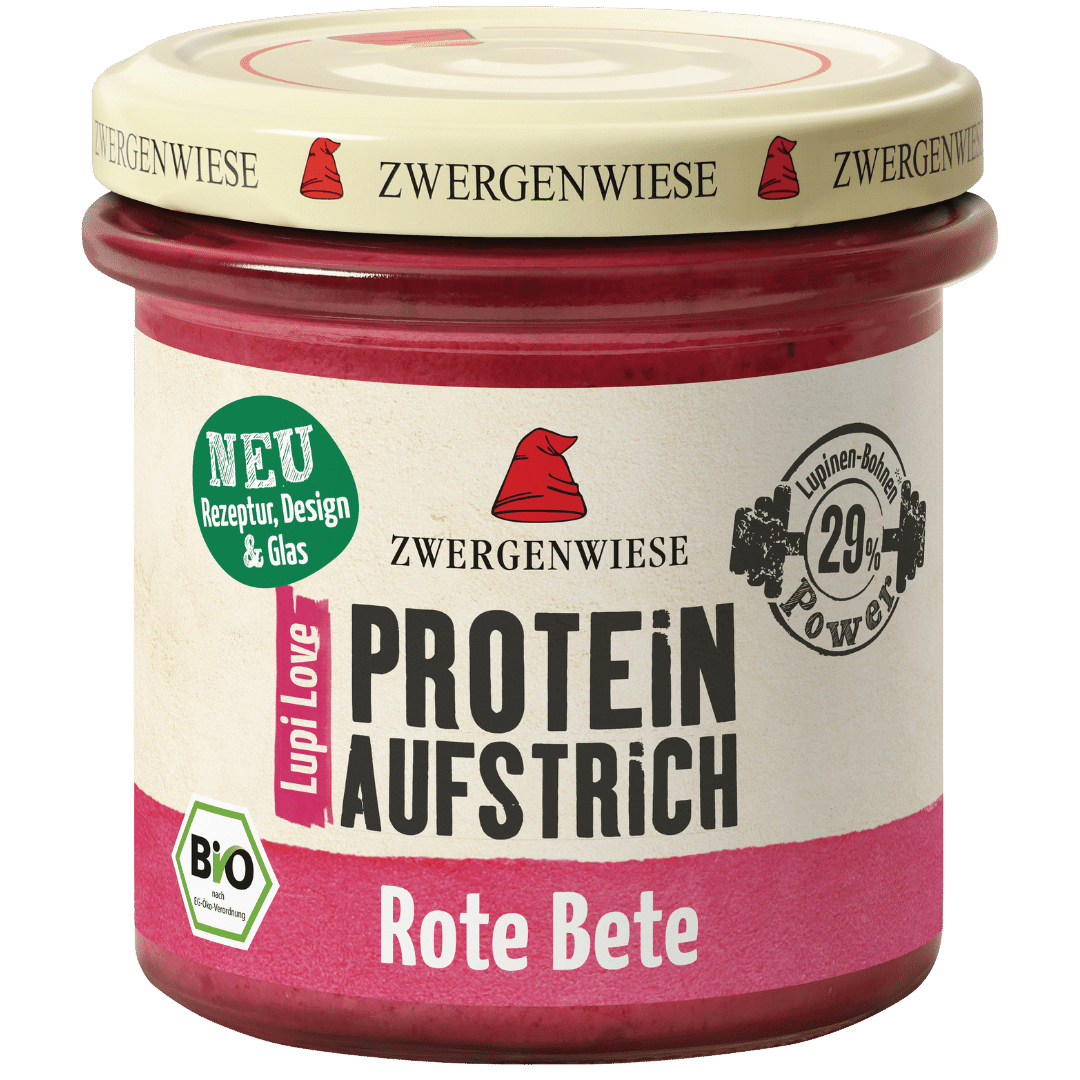 Bio LupiLove Protein Rote Beete Brotaufstrich von Zwergenwiese