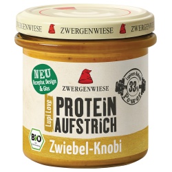 Brotaufstrich LupiLove Protein mit Zwiebeln & Knoblauch von Zwergenwiese