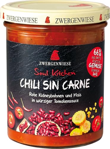 Soul Kitchen Chili sin Carne 12 x 370 gr von Zwergenwiese