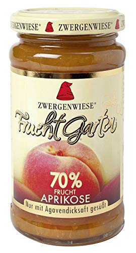 Zwergenwiese Bio Fruchtgarten Aufstrich Aprikose, 225 g von Zwergenwiese