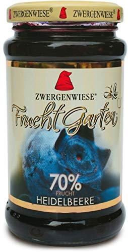 Zwergenwiese Bio Fruchtgarten Aufstrich Heidelbeere, 225 g von Zwergenwiese