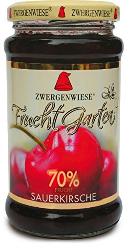 Zwergenwiese Bio Fruchtgarten Aufstrich Sauerkirsche, 225 g von Zwergenwiese