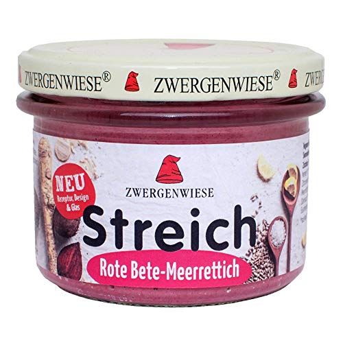 Zwergenwiese Bio Rote-Bete-Meerrettich Streich (2 x 180 gr) von Zwergenwiese