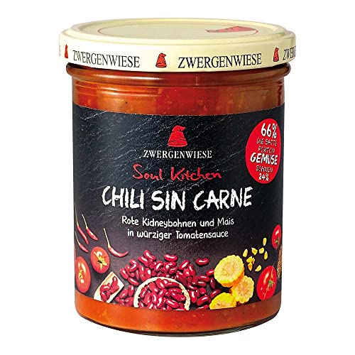 Zwergenwiese Bio Soul Kitchen Chili Sin Carne, 370 g von Zwergenwiese