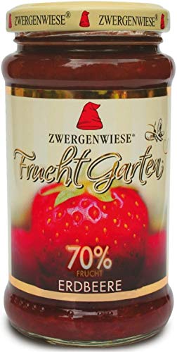 Zwergenwiese Fruchtgarten, Bio Frucht-Aufstrich Erdbeere, Marmelade, Jam, 225g von Zwergenwiese