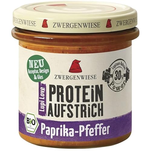 Zwergenwiese LupiLove Protein Paprika-Pfeffer - Bio - 135g x 6-6er Pack VPE von Zwergenwiese