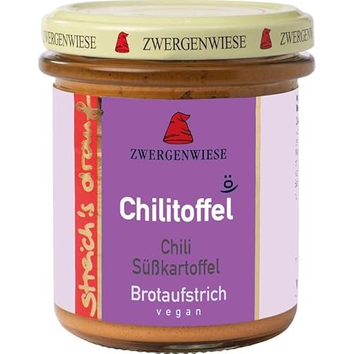 Zwergenwiese streich´s drauf Chilitoffel - Bio - 160g x 6-6er Pack VPE von Zwergenwiese