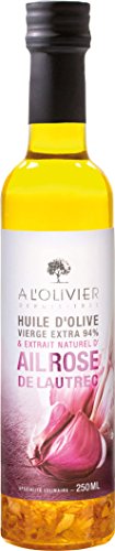 A l'Olivier 'Daily' - Olivenöl mit rosa Knoblauch aus Lautrec (Ail rose de Lautrec) in der Glasflasche 250 ml von à l'Olivier