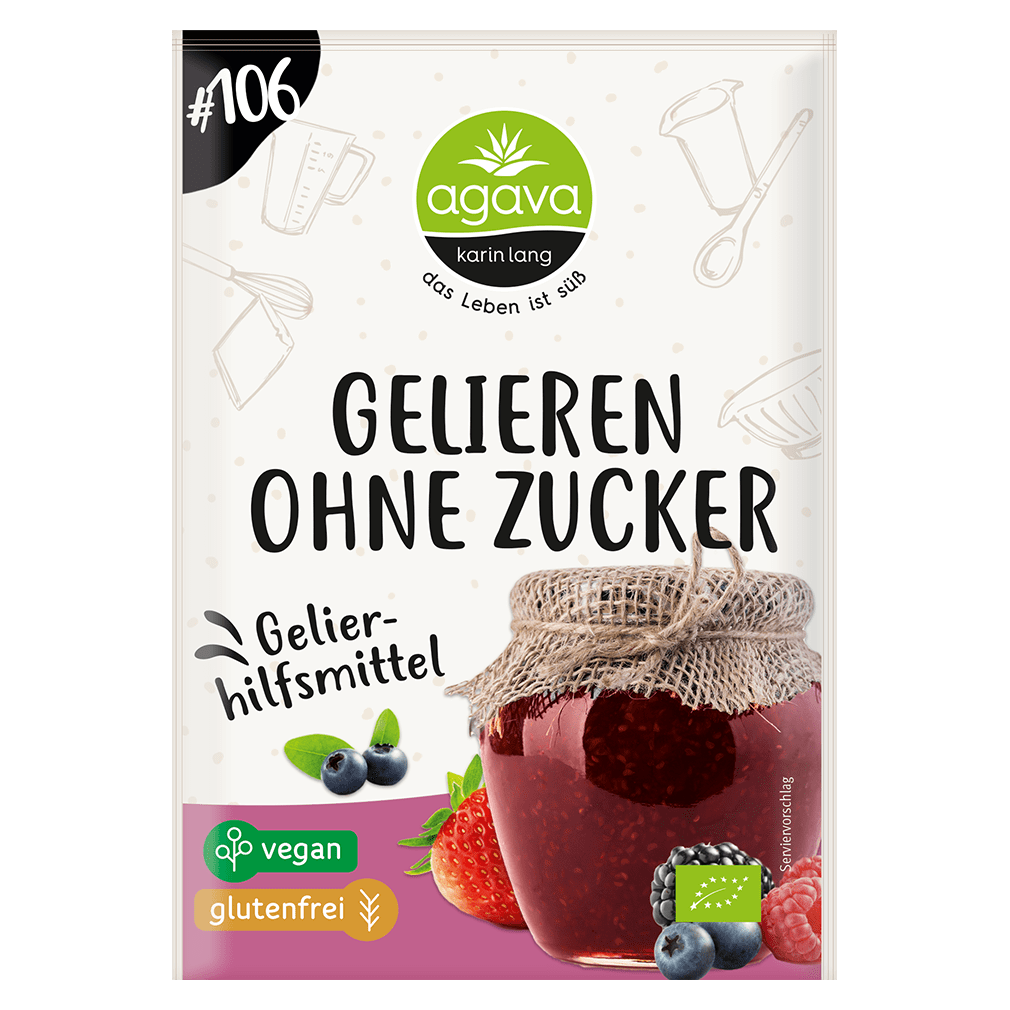 Bio Gelieren ohne Zucker MHD: 9.05.24 von agava