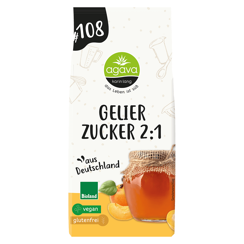 Bio Gelierzucker 2:1 MHD 06.11.24 von agava