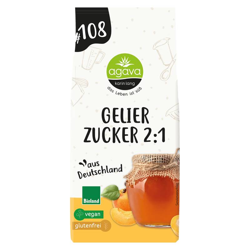 Bio Gelierzucker 2:1 von agava