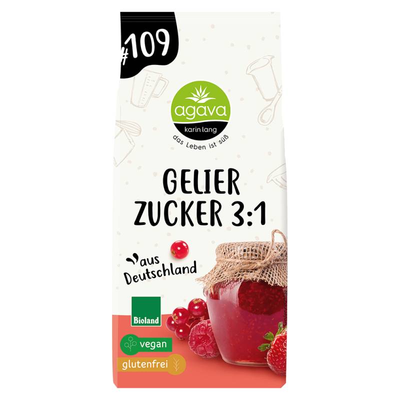 Bio Gelierzucker 3:1 von agava