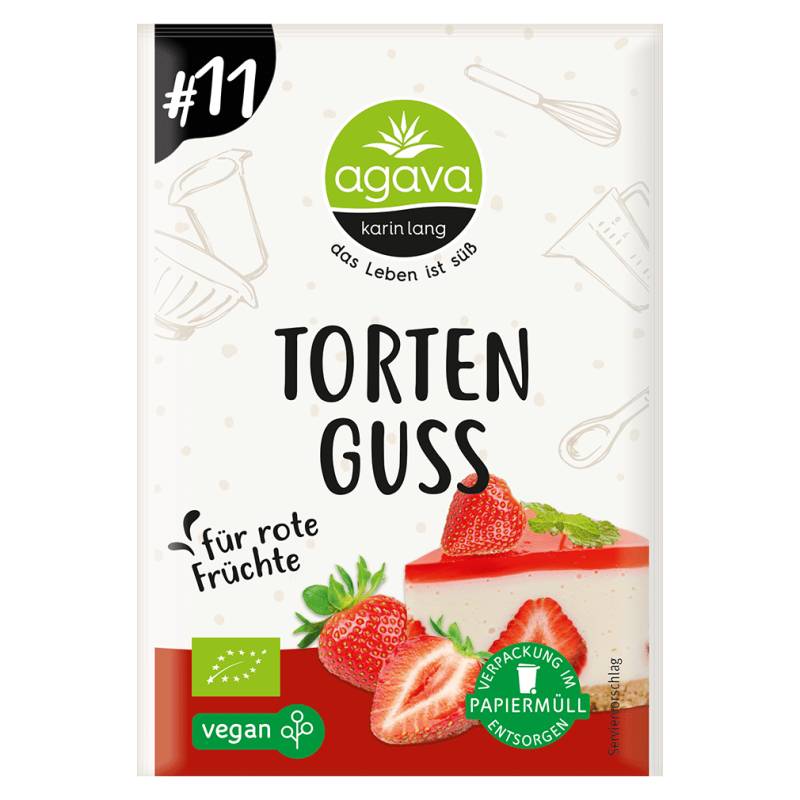 Bio Tortenguss, rot von agava