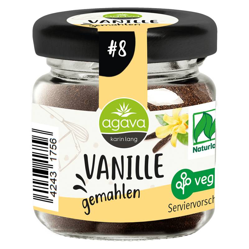 Bio Vanille, gemahlen von agava