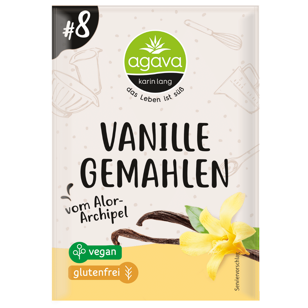 Bio Vanille, gemahlen von agava